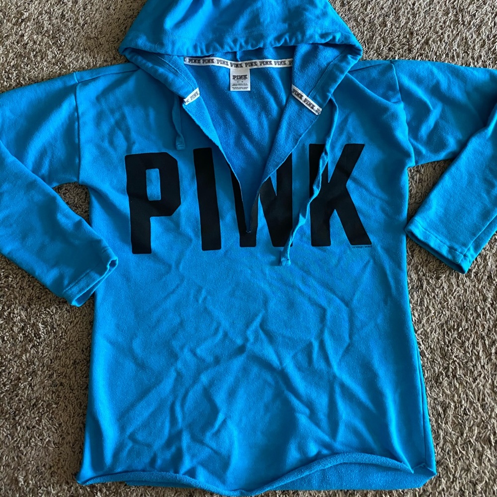 Raw Hem PINK Hoodie